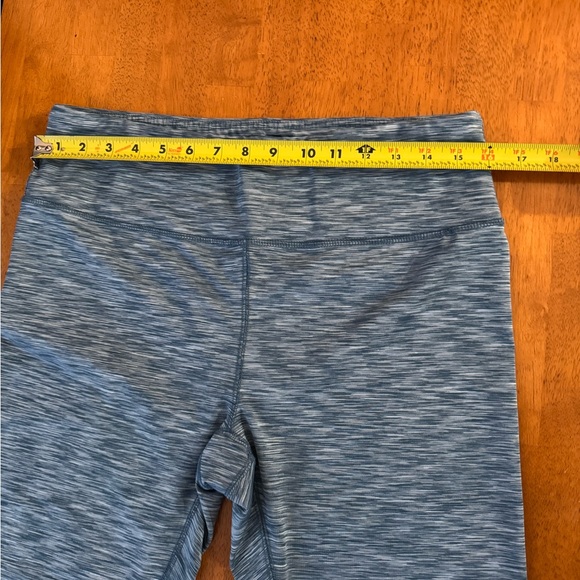 RBX Women's Heathered Teal Blue Cropped Leggings Size XL - Picture 4 of 8